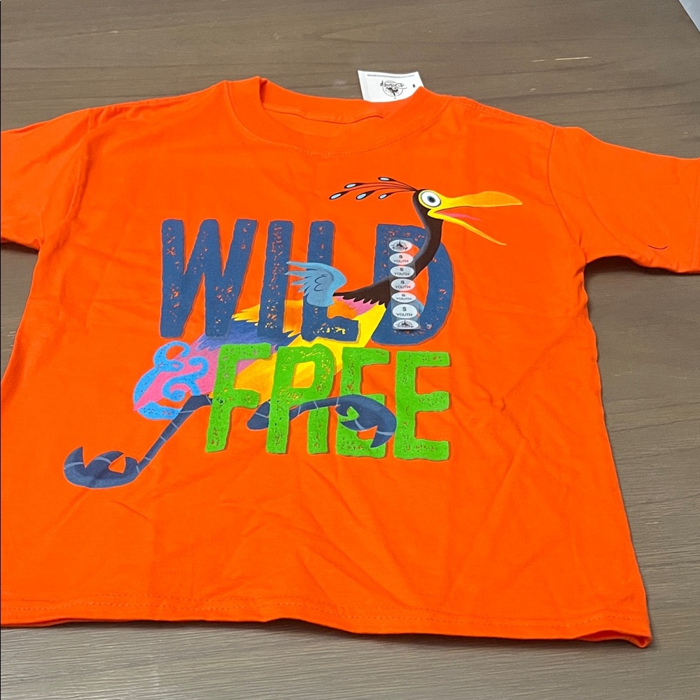 NWT! Disney Parks Vibrant Orange T-Shirt. Up.